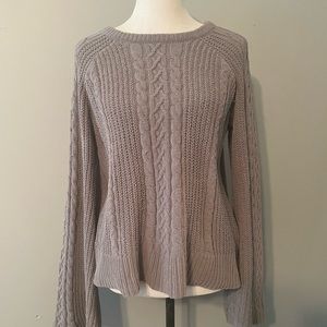 Marled Grey Knitted Sweater